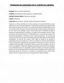 PROBLEMA DE LIDERAZGO EN EL CENTRO DE LABORES