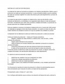 SISTEMA DE COSTOS POR PROCESOS