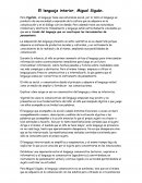 El lenguaje interior, Miguel Siguán