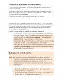 ¿Por qué es tan importante la educación en México?