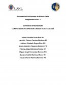 ACTIVIDAD INTEGRADORA COMPRENSION Y EXPRESION LINGÜÍSTICA AVANZADA