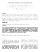 CARACTERIZACION DE ALCOHOLES Y FENOLES