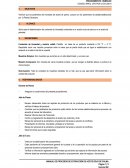 Contenido de Humedad y materia volátil