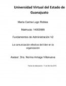 La comunicación efectiva del líder en la organización