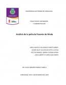 Ensayo pelicula pasante de moda