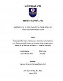 Propuesta de Estrategia Didáctica para Desarrollar la Competencia en la Resolución de Problemas en la Aplicación de las operaciones básicas de las matrices de orden 2x2 y 3x3 en la vida diaria