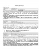 DIARIO DE CAMPO