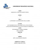 El profesor y su interacción con el alumno