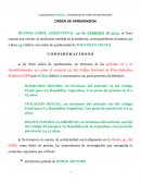 Orden de aprehensión