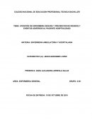 ATENCION DE ENFERMERIA SEGURA Y PREVENCIÓN DE RIESGOS Y EVENTOS ADVERSOS AL PACIENTE HOSPITALIZADO