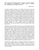 El estudio del conflicto colombiano