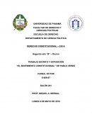 TRABAJO ESCRITO Y EXPOSICIÓN “EL SENTIMIENTO CONSTITUCIONAL” DE PABLO VERDÚ