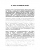 EL PROCESO DE SOCIALIZACIÓN
