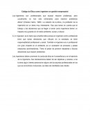 Código de Ética como ingeniero en gestión empresarial