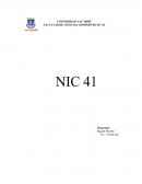 La norma internacional de contabilidad 41