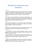 HERRAMIENTAS TECNOLOGICAS PARA EL APRENDIZAJE
