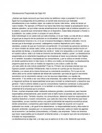 Obsolescencia Programada del Siglo XXI. Página 1