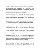 El proyecto de modernización