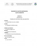 PORTAFOLIO ´´PRUEBA DE HIPÓTESIS PARA UNA MUESTRA´