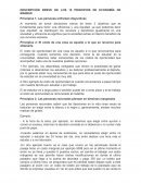 DESCRIPCIÓN BREVE DE LOS 10 PRINCIPIOS DE ECONOMÍA DE MANKIW