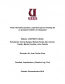 Normativa jurídica y operativa para el montaje de un proyecto hotelero en Guayaquil