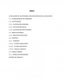 LA INCLUSIÓN DE LAS PERSONAS CON DISCAPACIDAD EN LA EDUCACION