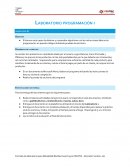 Laboratorio programación i laboratorio #1