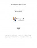 USO DEL MECHERO Y TRABAJO EN VIDRIO