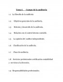 CAMPO DE LA AUDITORIA