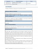 Actividades.Trabajo: Diseña un juego que te permita evaluar. La cara feliz