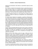 Actividad 1. Literatura Hispanoamericana