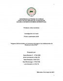 Hogares disfuncionales y el consumo de droga en los adolescentes de David en el año 2019