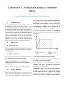 Laboratorio 3: Articulación plástica y momento último