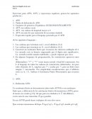 Ejercicios para AFD, AFN