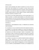 PROPUESTAS Y PROCEDIMIENTOS PARA LA FORMACIÓN DE DOCENTES INVESTIGADORES