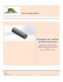 Simulación de Análisis de falla estructural. Análisis estático