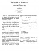 Coeficiente de rozamiento. Fisica I