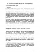 La competencia en el ámbito educativo para los futuros maestros