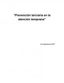 Atención terciaria en atención temprana