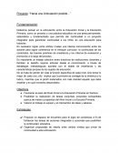 Proyecto: “Hacia una Articulación posible...”