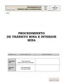PROCEDIMIENTO DE TRÁNSITO MINA E INTERIOR MINA