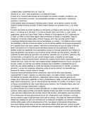 COMENTARIO COMPARATIVO DE TEXTOS
