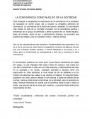 LA CONVIVENCIA COMO NUCLEO DE LA SOCIEDAD
