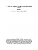 LA CAIDA DEL PETROLEO Y SU IMPACTO EN LA ECONOMIA NACIONAL