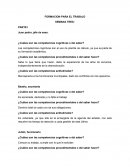 Formacion para el trabajo