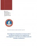 Estrategia de evaluación conjunta