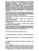 Ejemplo minuta de contrato