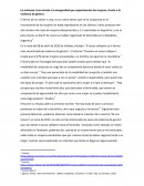 Lo ominoso: Una mirada a la inseguridad que experimentan las mujeres, frente a la violencia de género