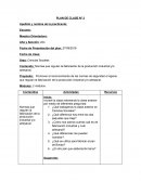 Plan de clase. Normas que regulan la fabricación de la producción industrial y/o artesanal