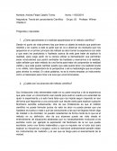 Teoría del conocimiento Científico. Preguntas y repuestas